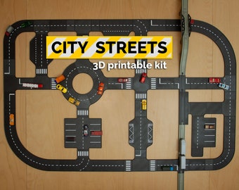 City Streets - Build your city network with 30+ unique pieces