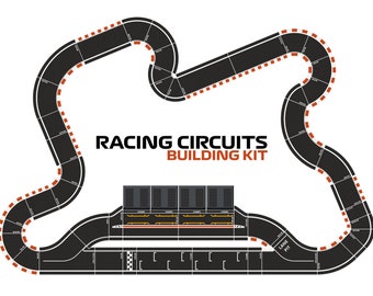 3D printable Racing Circuits - building kit