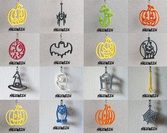 3D printable Halloween Earrings Collection