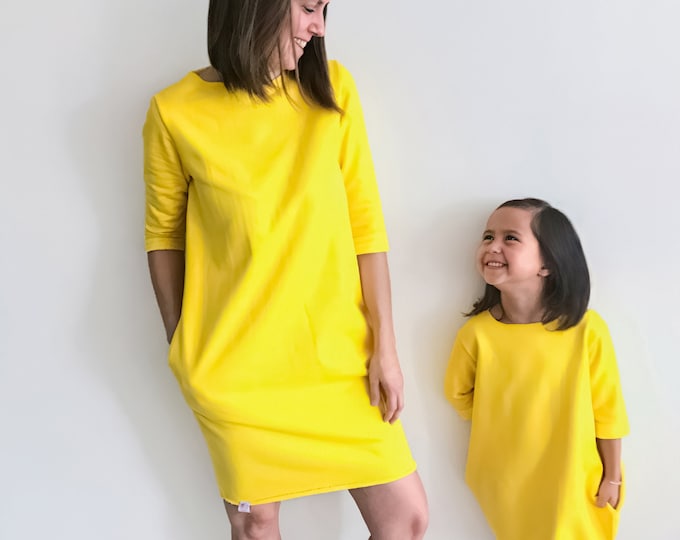 Mommy and me sweater dress sewing pattern