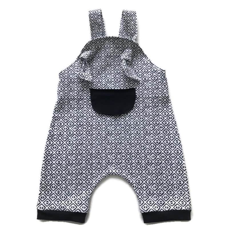 Knot strap romper baby romper sewing pattern romper pattern Etsy