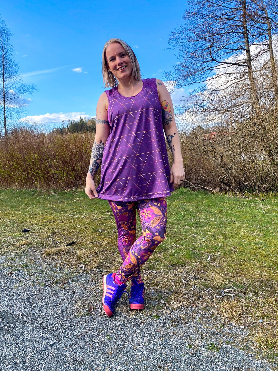 Fitness Set Sewing Pattern Capri Leggings Pattern Yoga High Etsy