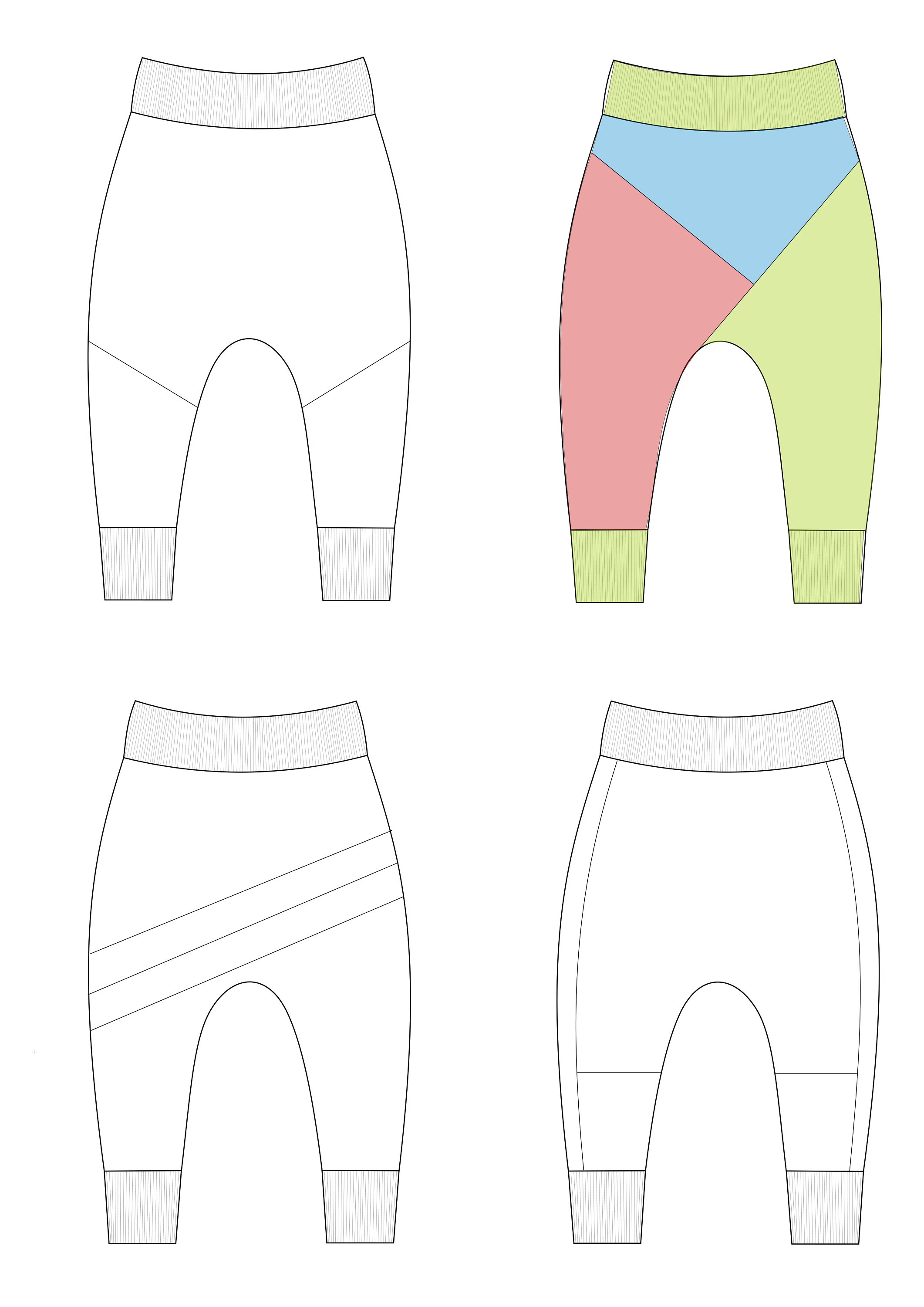 Sweatpants sewing pattern