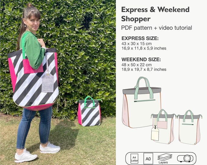 Express and Weekend shopper sewing pattern