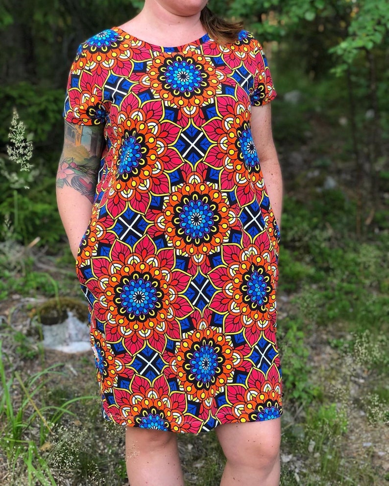 Oversized sweater pattern XS 2XL dress sewing pattern long | Etsy