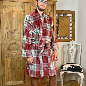 Men and women bathrobe pdf sewing pattern, hooded robe, kimono robe, housecoat, dressing grown, unisex robe, teen bathrobe, instant download image 4