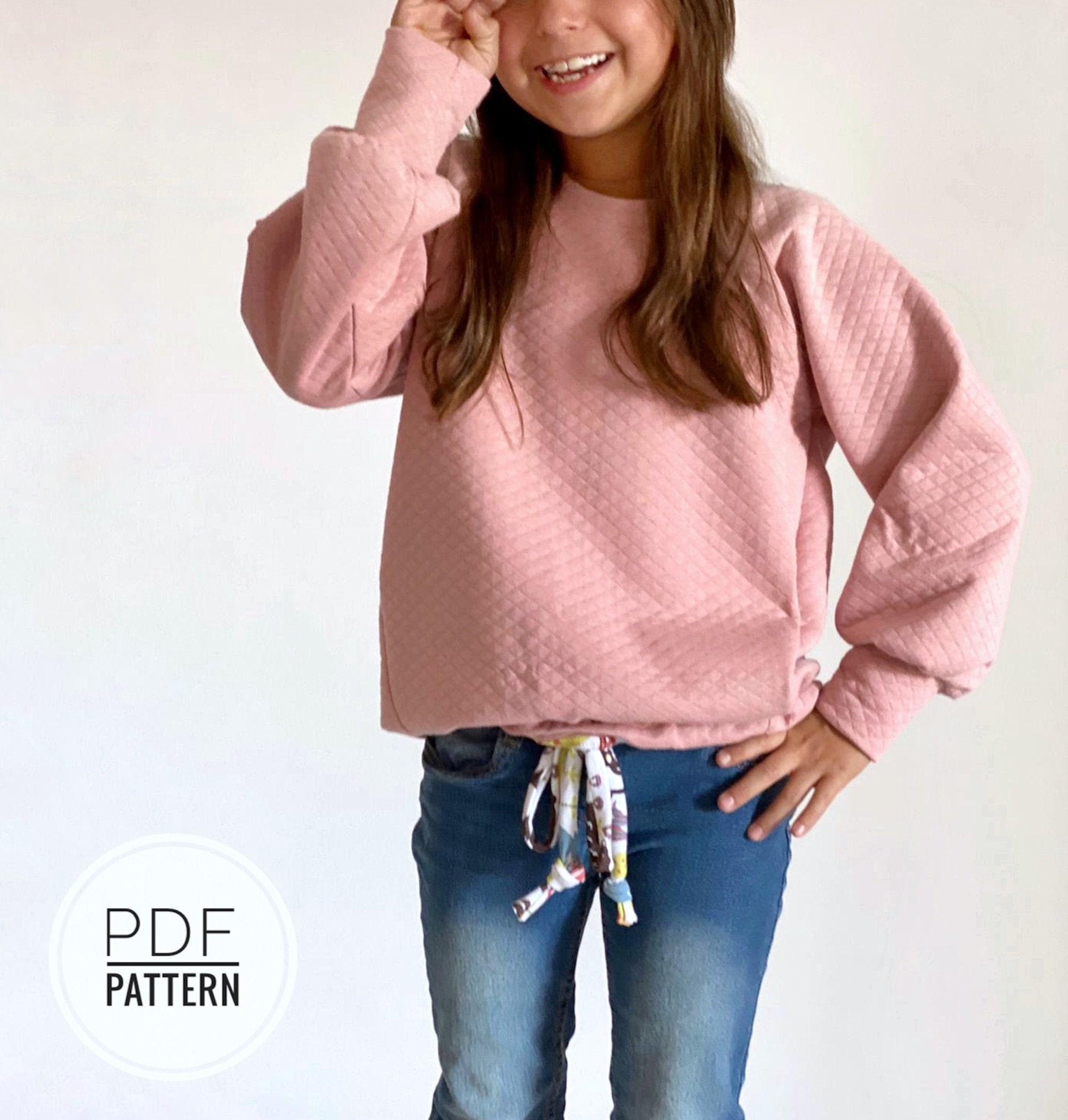 girls sweatshirt pattern