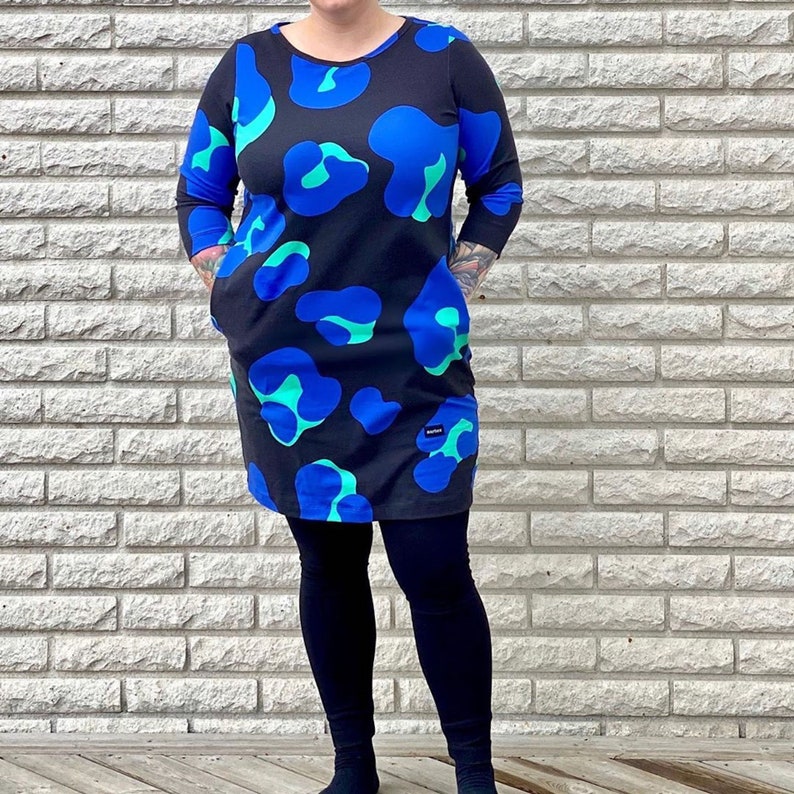 Women Dress Sewing Pattern Long Sleeve Dress Pattern Etsy