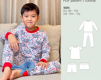 Lazy morning PJ sewing pattern