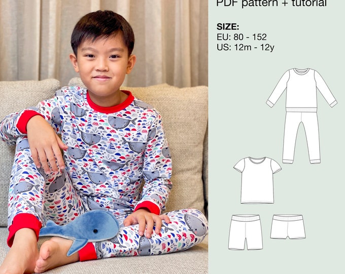 Lazy morning PJ sewing pattern