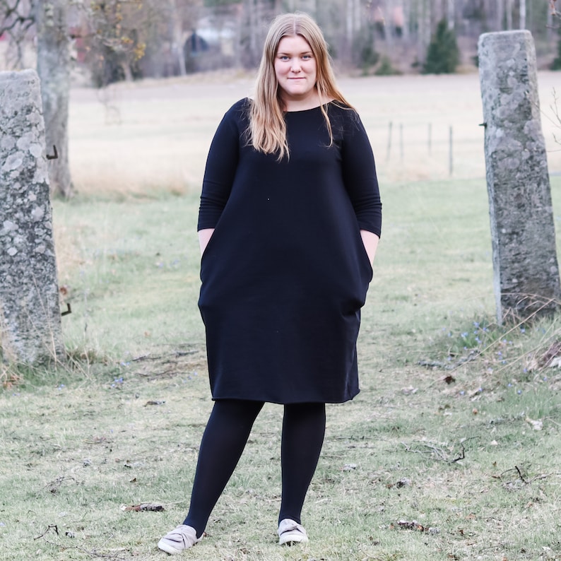 Oversized sweater pattern XS 2XL dress sewing pattern long Etsy