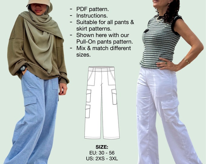 Cargo pocket Add-On sewing pattern