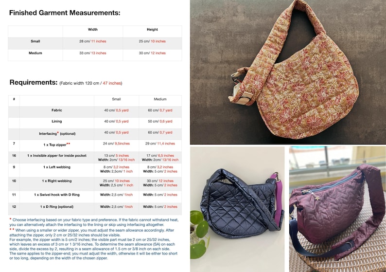 Puede incluir: Bolso de hombro acolchado con estampado floral, con correa y etiqueta rectangular. La imagen tambi&eacute;n muestra un bolso de hombro acolchado azul marino y burdeos. El bolso mide 28 cm de ancho y 25 cm de alto.
