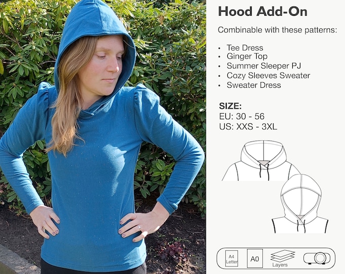Hood Add-On sewing pattern