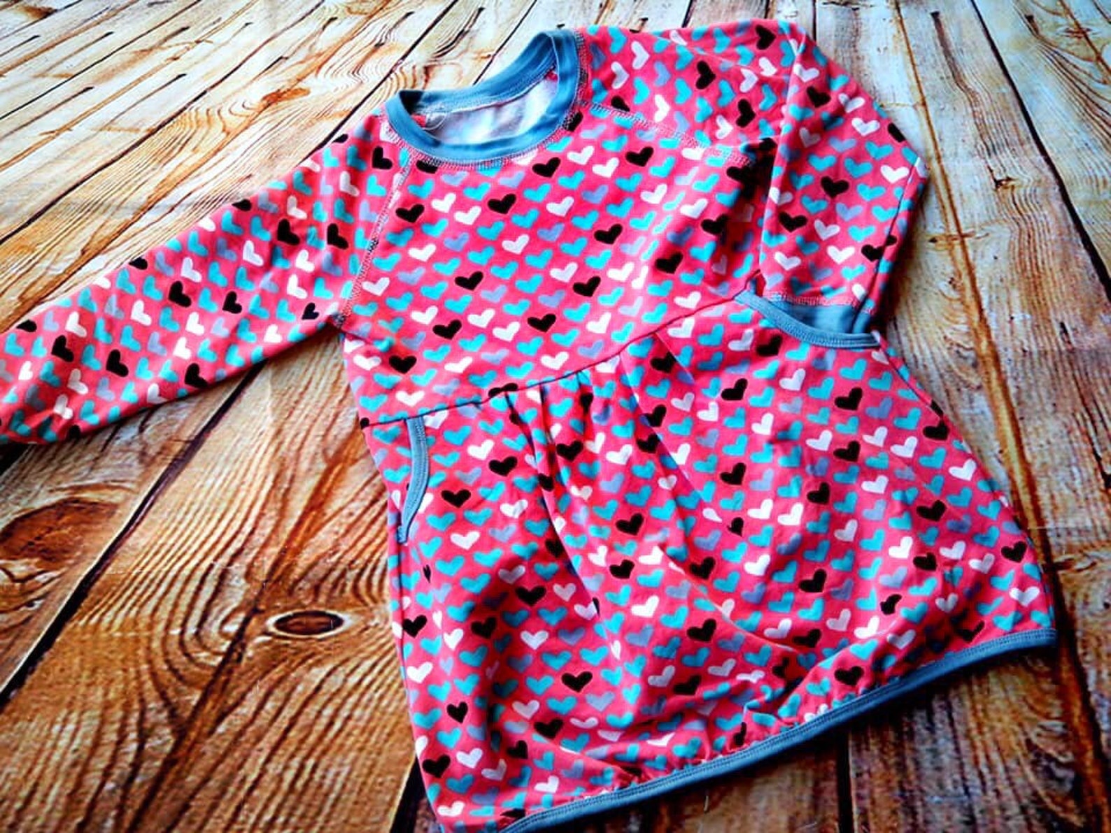 Long sleeve dress pattern 12M 10Y baby dress sewing | Etsy