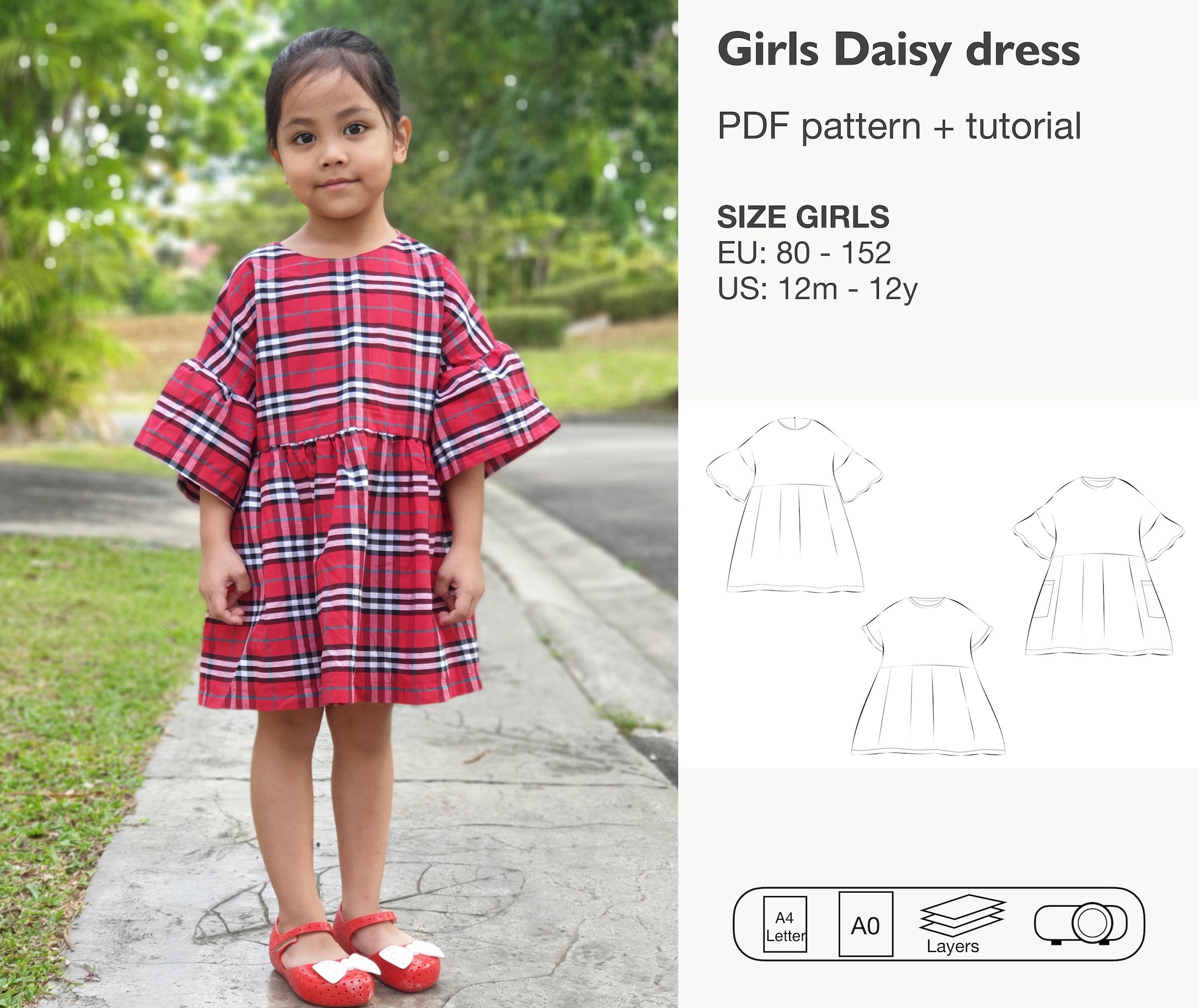 Daisy dress sewing pattern
