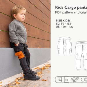 Kids Cargo Pants 