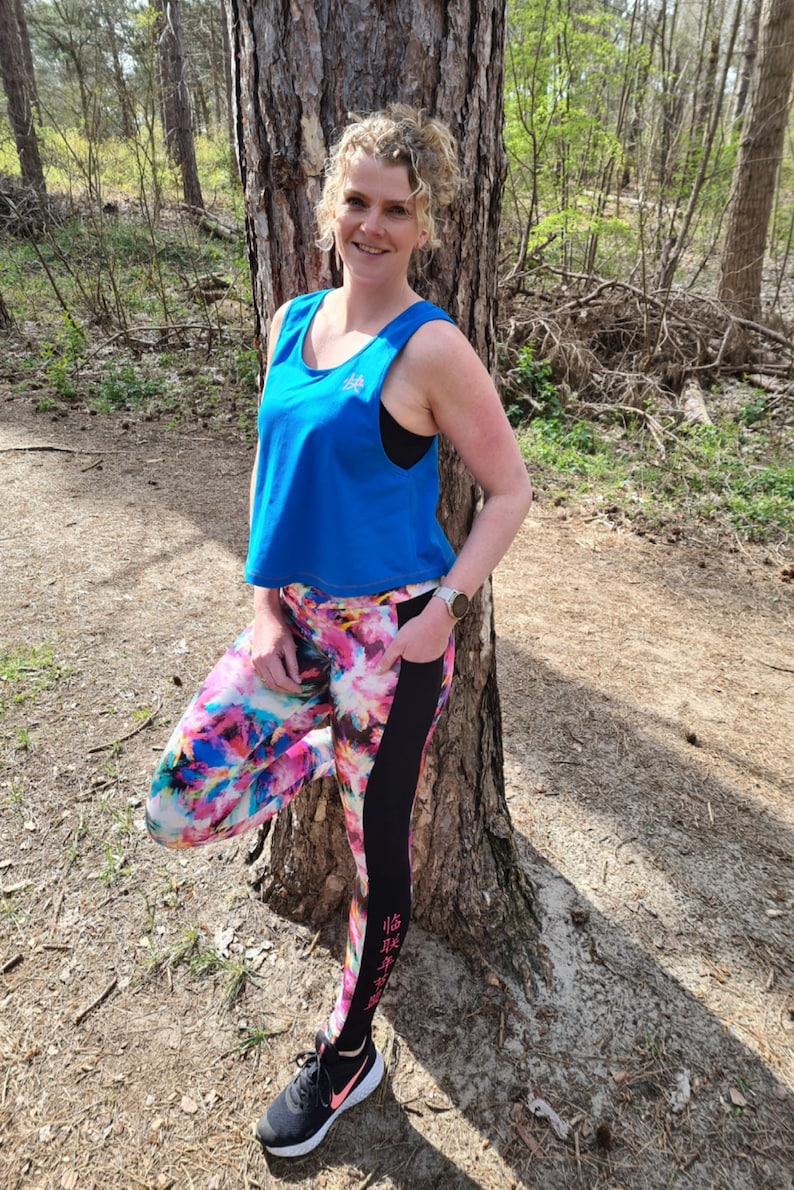 Fitness Set Sewing Pattern Capri Leggings Pattern Yoga High Etsy