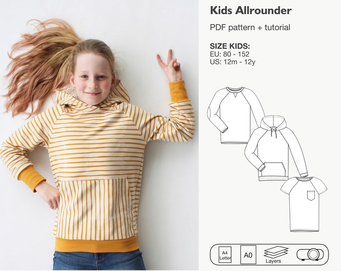 Kids allrounder sewing pattern