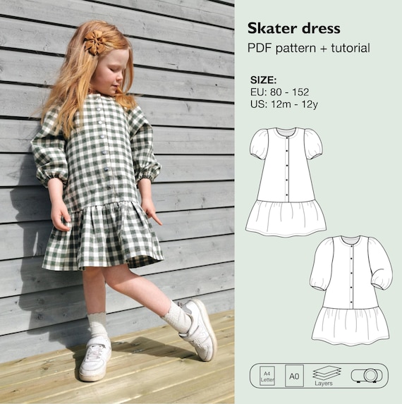 Skater dress sewing pattern