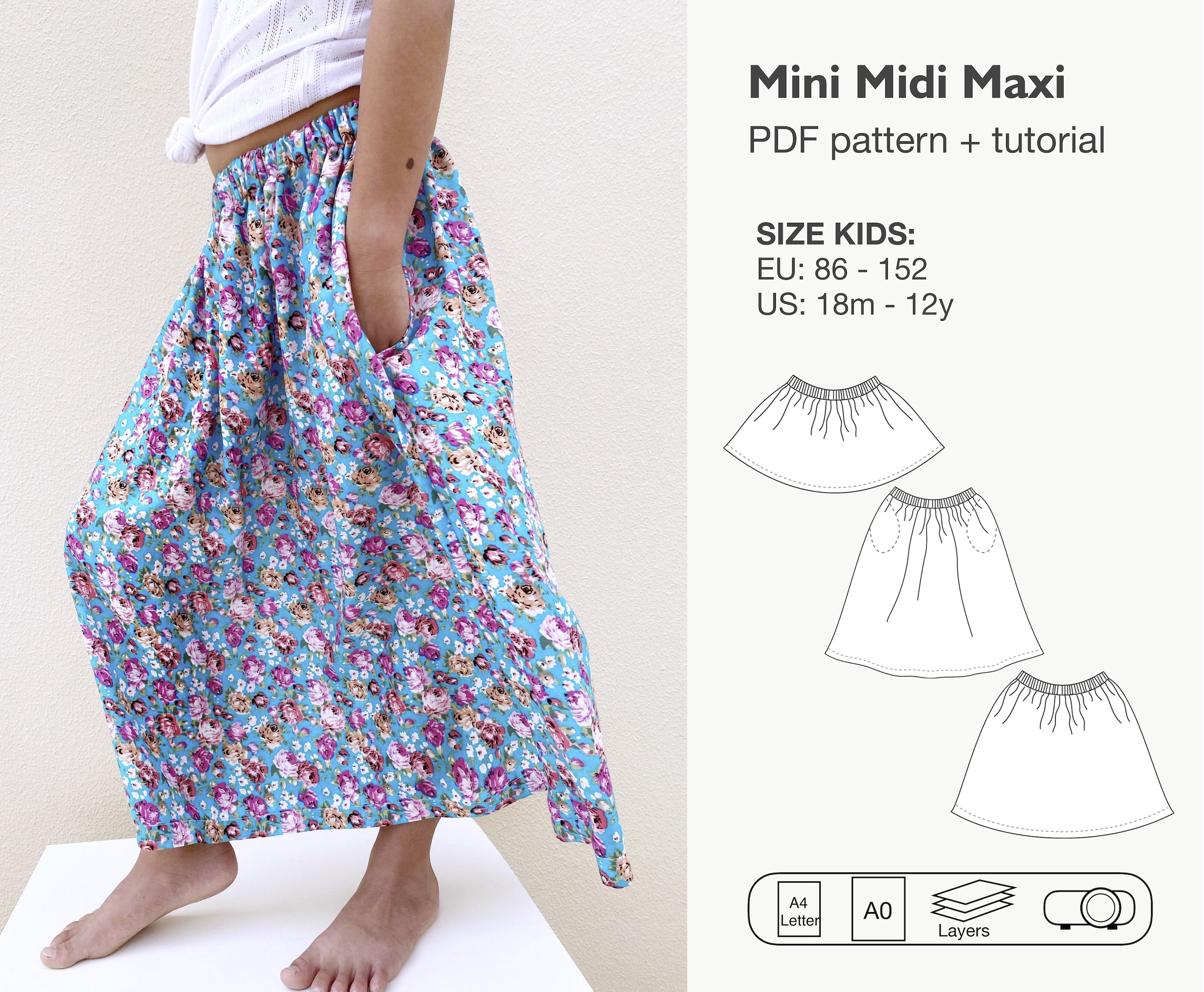 Long Skirt Sewing Pattern | lupon.gov.ph