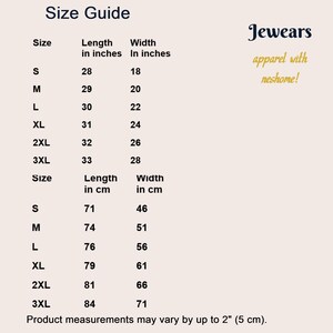 Size guide
size, lenght, width in inches
S	28  18	   
M	29  20	      
L	30  22	    
XL	31  24	      
2XL	32  26	      
3XL 33  28	
Size, lenght, width in cm
S	71   46
M	73   51
L	76   56
XL	79   61
2XL	81   66
3XL 84   71
Product measurements may vary by up to 2 inch - 5 cm