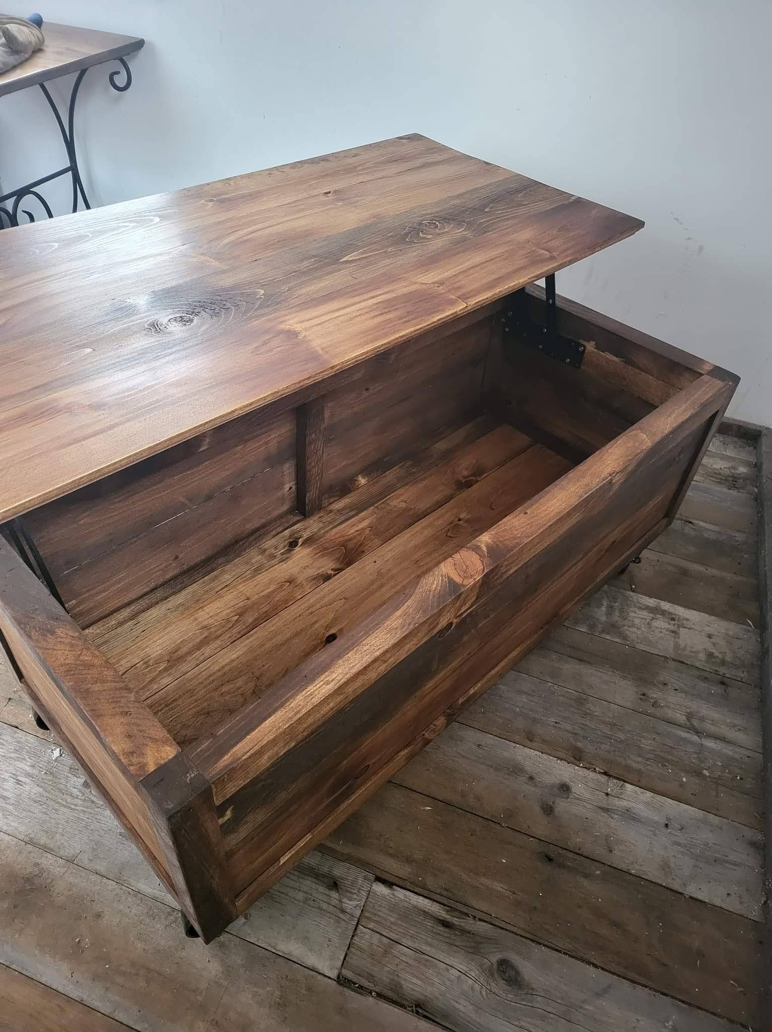 Lift Top Coffee Table/ Blanket Chest Coffee Table/hope Chest Etsy