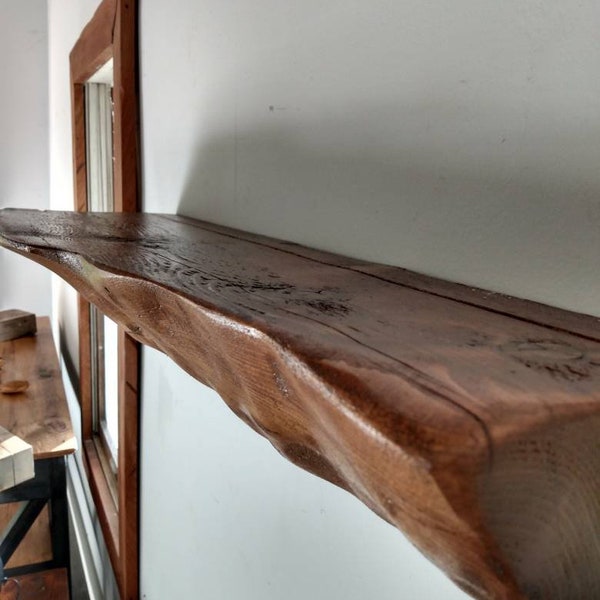 Live Edge Floating Shelf Etsy