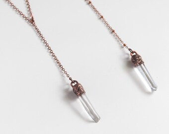 Quartz Drop Necklace