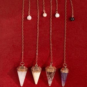 Crystal + Copper Pendulum | Energy Healing Tool + Dowsing