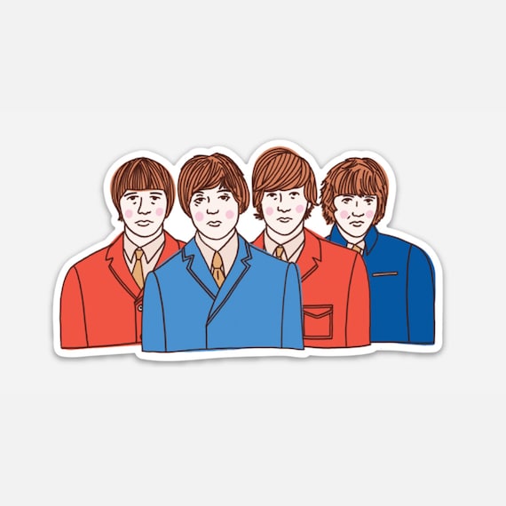 The Beatles music sticker decal 5" x 3" 