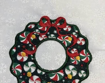 Wreath Applique Embroidery File