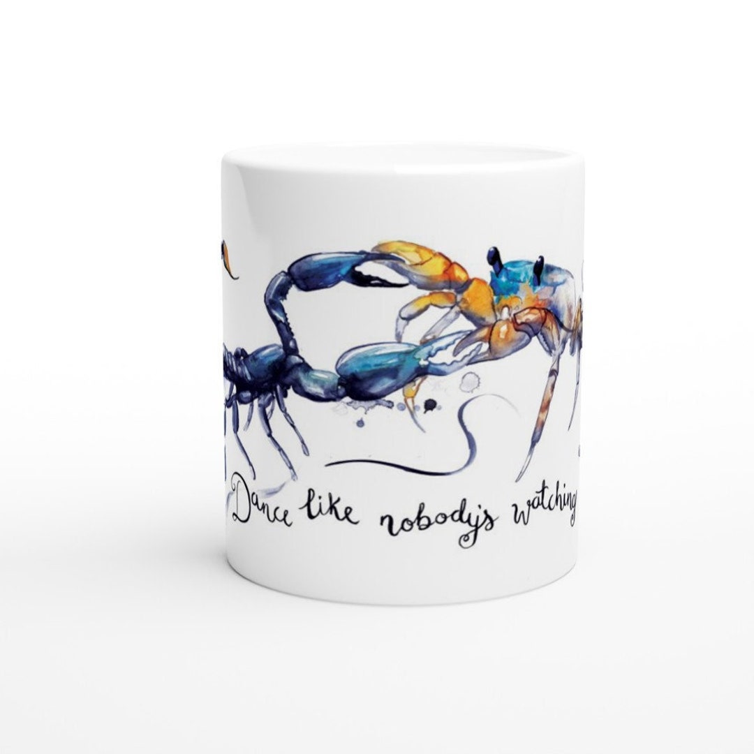 Scorpio Cancer Zodiac Personalised Ceramic Mug Cup Watercolor