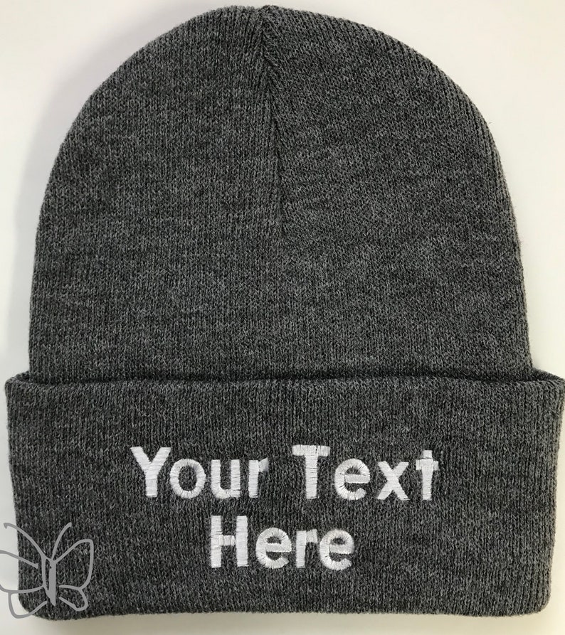 Custom Embroidery Beanie /personalized Name Beanie/ Custom Etsy