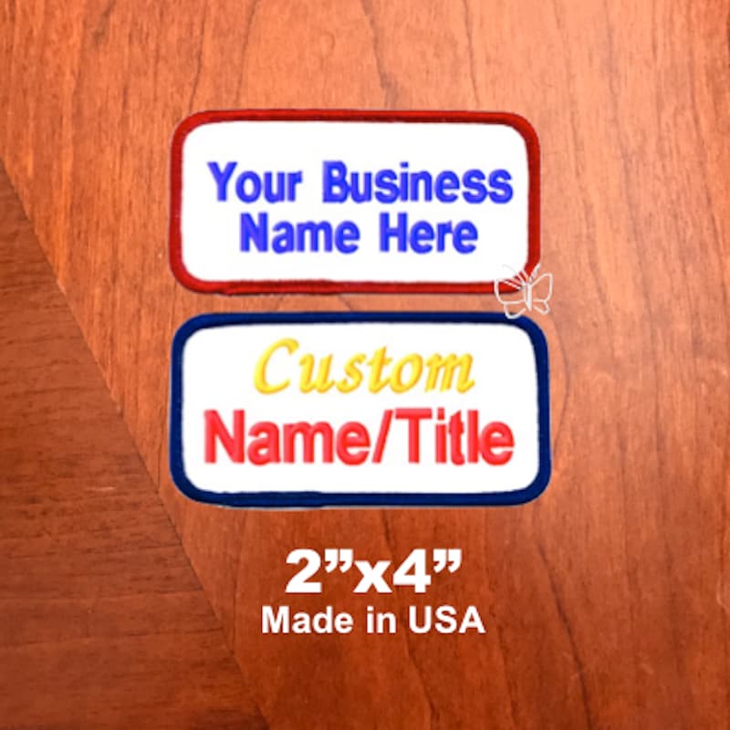 Signal Patch Custom Embroidered Name Patch - Sew On Biker Badge, Motorcycle Patch 4" X 1.25" By Parazon (Made In USA) Motorcycle Patches - Foto 8