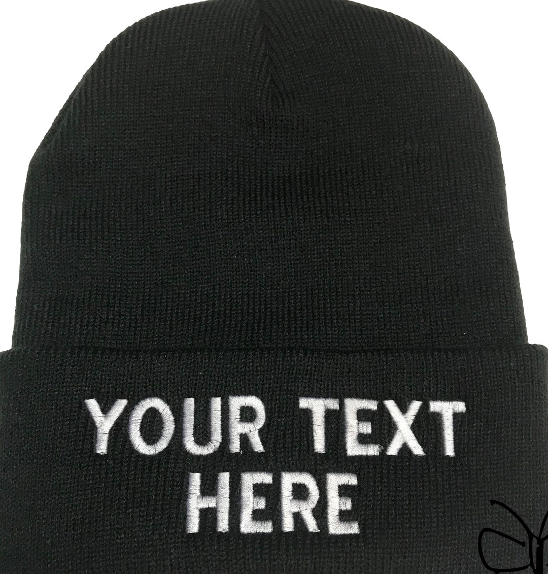 Custom Embroidery Beanie/personalized Name Beanie/custom Embroidered