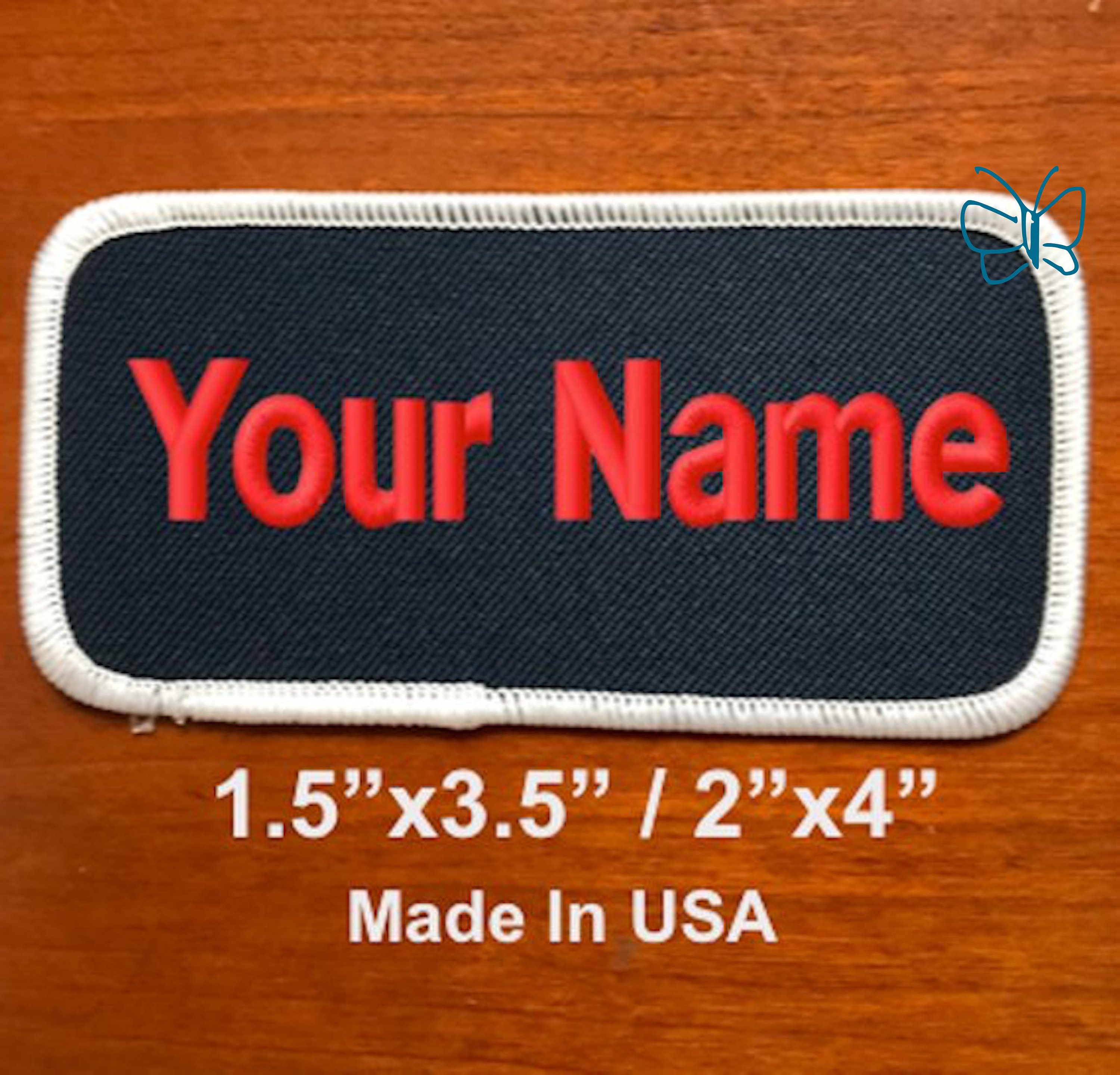 Custom Embroidered Personalized/ Name Tag /Name Patch Etsy