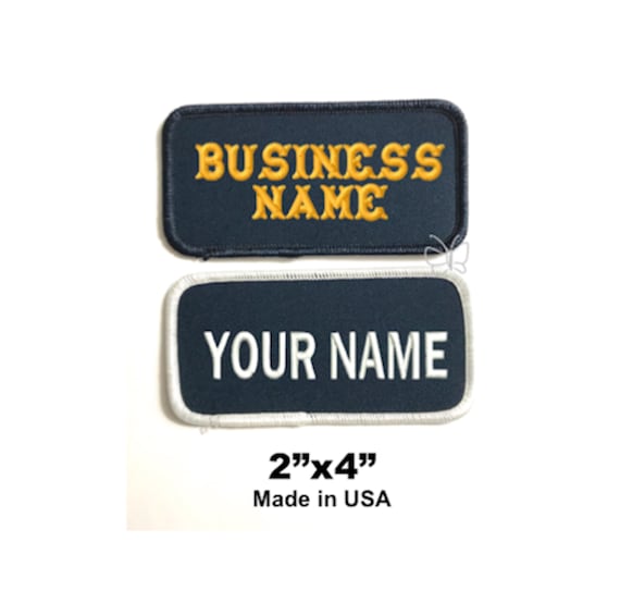 Custom Iron-On Embroidered Name Patch – Motorcycle Veteran Tactical Personalize