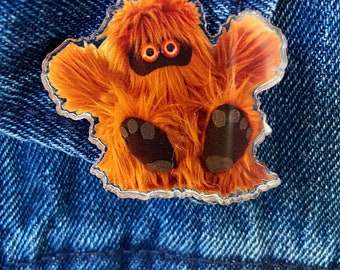 Bigfoot Sasquatch Pin Accessory Adorable! Sass!