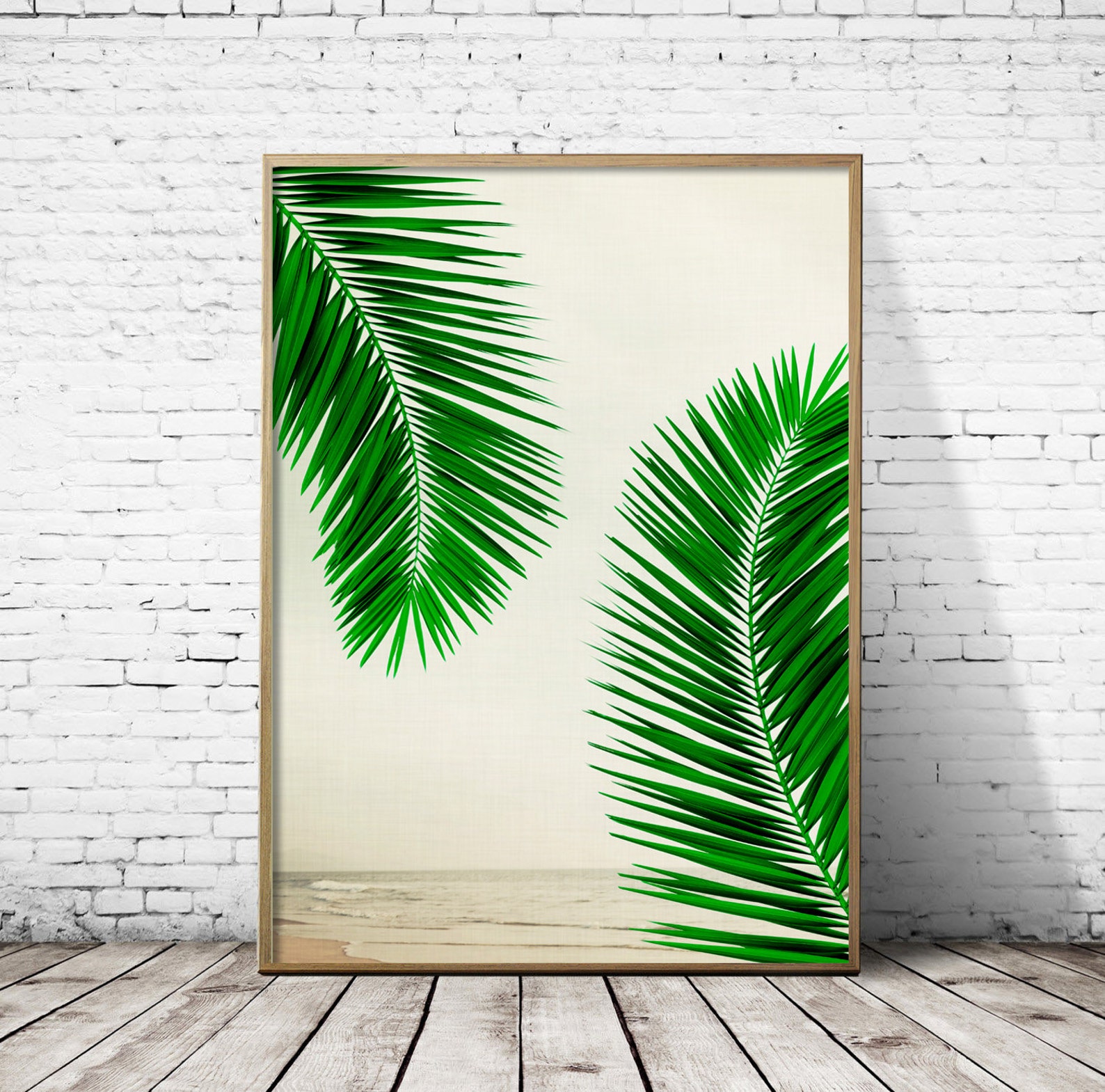 Картина ветки пальмы