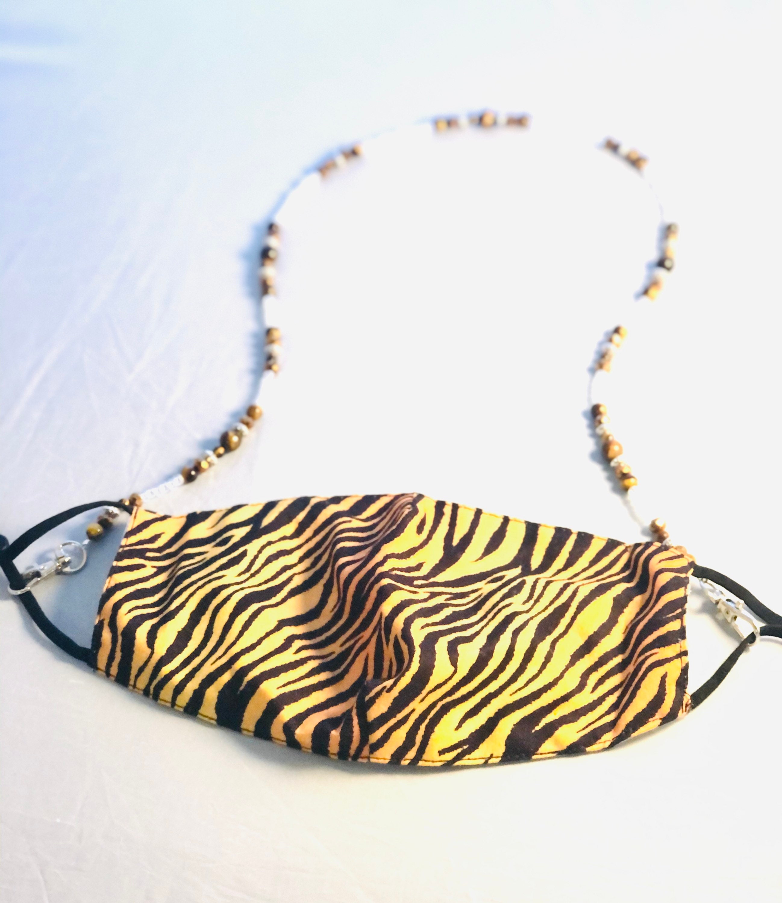 Face Mask Lanyard, Beaded Face mask holder, Face mask necklace, Face