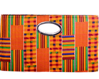 kente oversized clutch(African fabric)