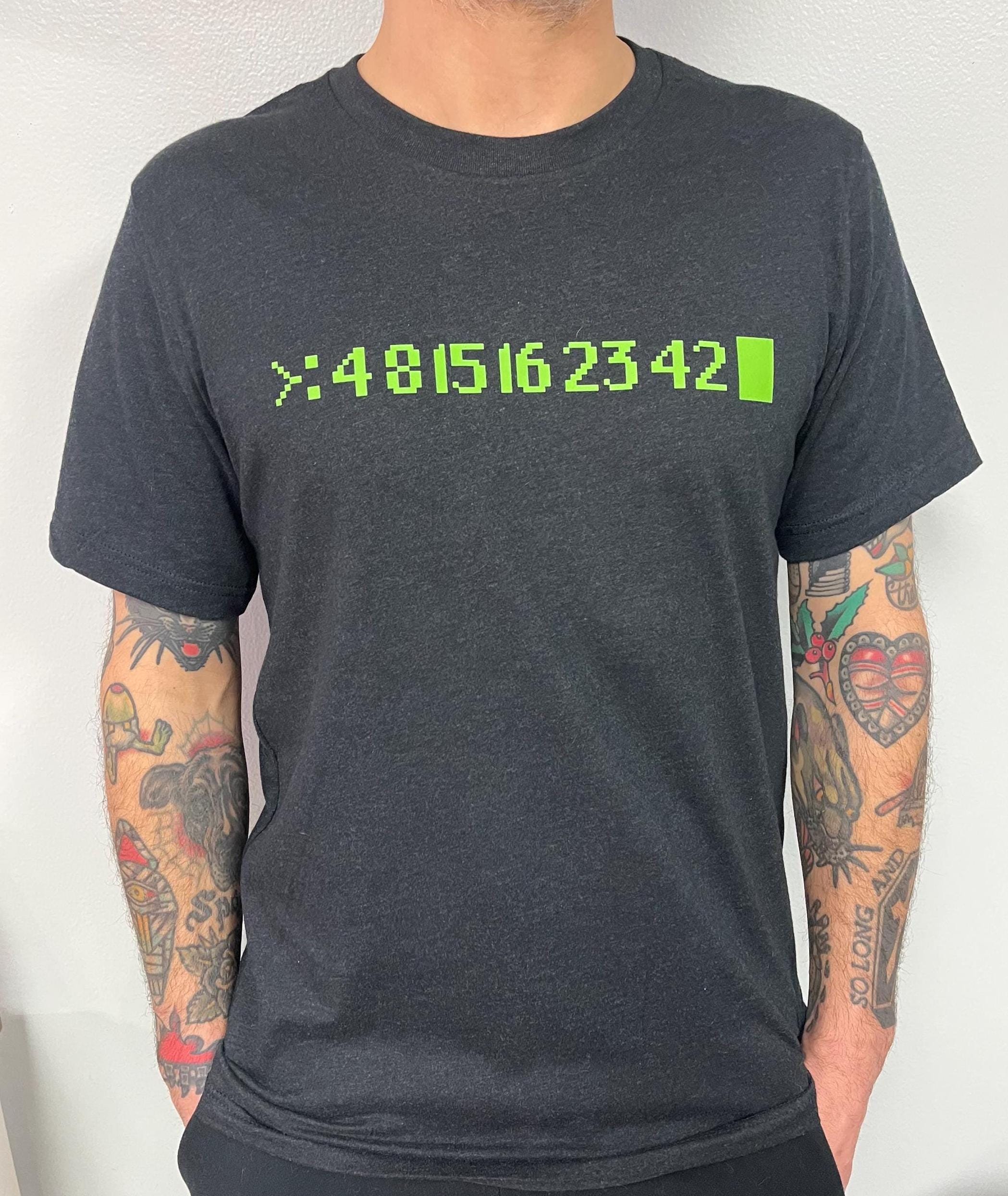 LOST Hatch Computer Numbers 4 8 15 16 23 42 T-shirt - Etsy