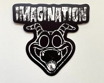 DanFig Figment Danzig Walt Disney World EPCOT UV Spot Raised Sticker