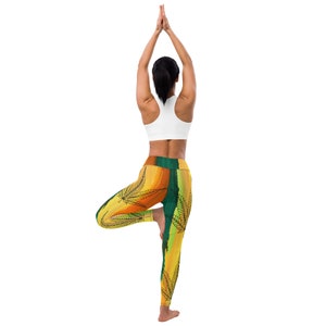 Fifth Degree™ Weed Marijuana Rasta Apparel Pot Leggings Rastafarian Reggae Leaf Cannabis High Waisted Workout Yoga Premium Leggings