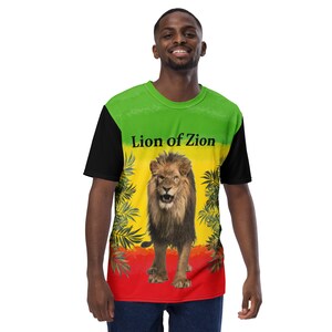 Fifth Degree™ Rasta Cat Shirt Rasta Lion of Zion Clothing Rastafari T-Shirt Reggae Outfit Premium Apparel Rastafarian, Lion Rasta T Shirt