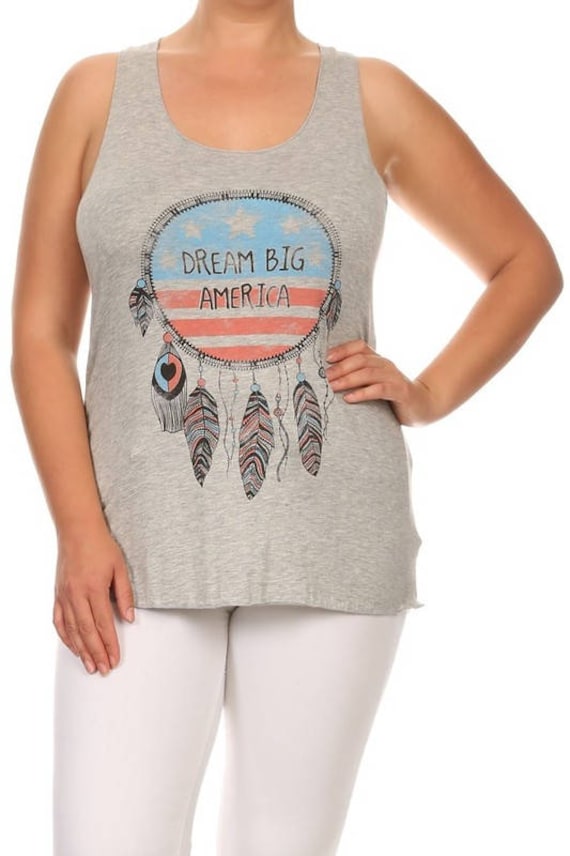 plus size cotton tank tops