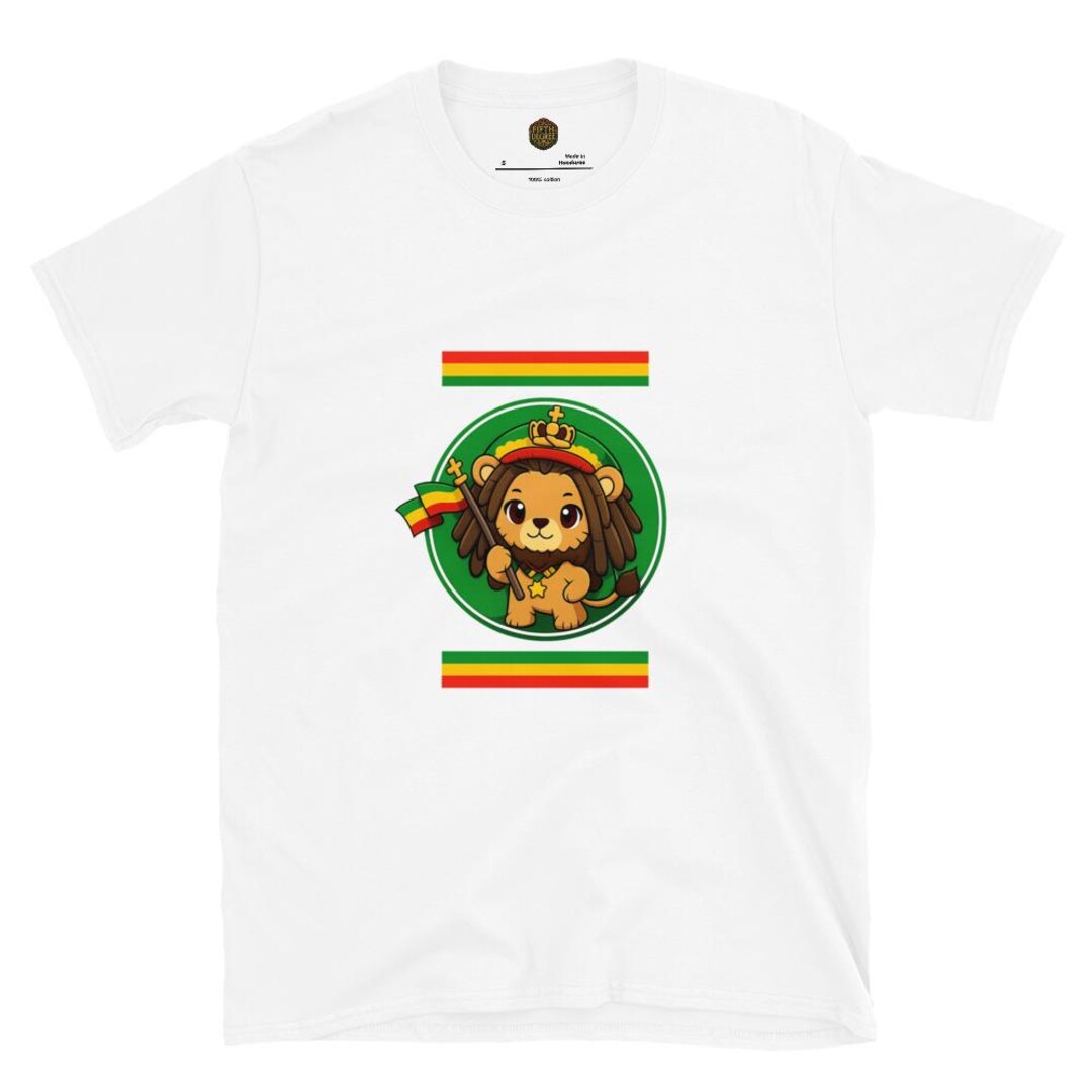 Cute Rastsa Fifth Degree™ Rasta Lion of Judah Cute Rastafari Reggae T Shirt ...