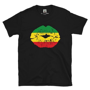 Fifth Degree® Rasta Colors T Shirt Design, Rastafari Rastafarian Jamaica Tee Art Print T-Shirt Reggae Style Merchandise Online