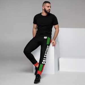 Fifth Degree™ Palestine Men's Joggers Freedom Clothing All Over Print Sweatpants Outfit